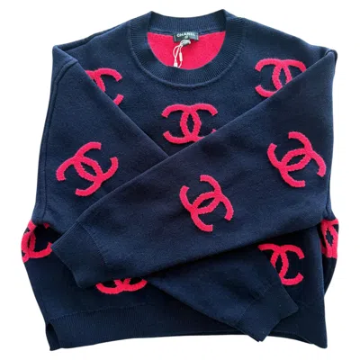 Pre-owned Chanel Cc Pullover Sweater 2021 New With Tags Sz 40 In Black