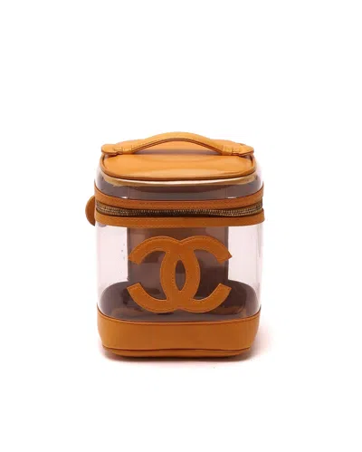 Chanel Cc Pvc Vanity Case In Other