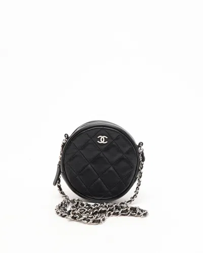 Pre-owned Chanel Cc Round Mini Chain Shoulder Bag