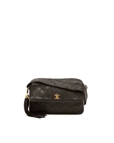 Chanel Cc Tassel Camera Bag In Brown
