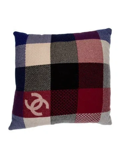 Pre-owned Chanel Cc Throw Pillow In Multi