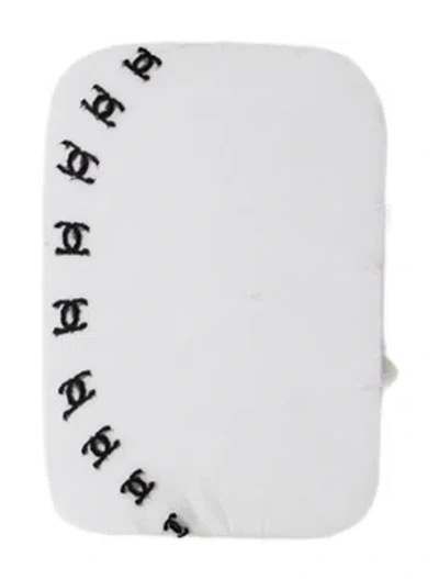 Pre-owned Chanel Cc Tights In White