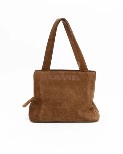 Pre-owned Chanel Cc Tote Bag In Brown