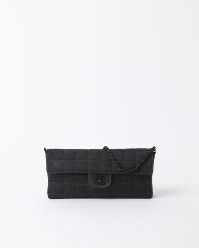 Pre-owned Chanel Cc Travel Line Chocolate Bar Bag
