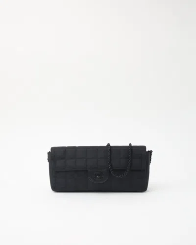 Pre-owned Chanel Cc Travel Line Chocolate Bar Bag