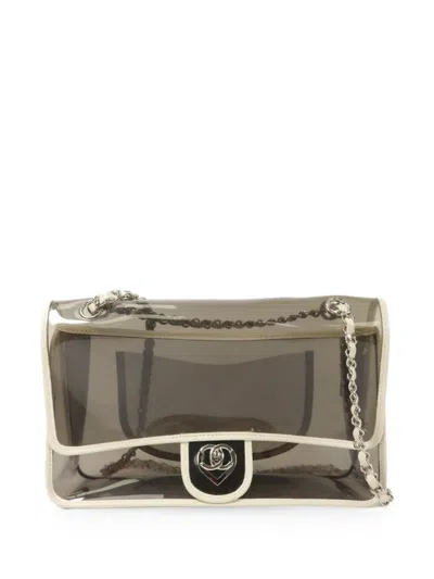 Pre-owned Chanel Cc Turn-lock Chain Shoulder Bag In Black