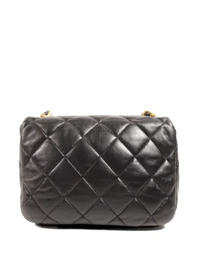 Pre-owned Chanel Cc Turn-lock Shoulder Bag In Black
