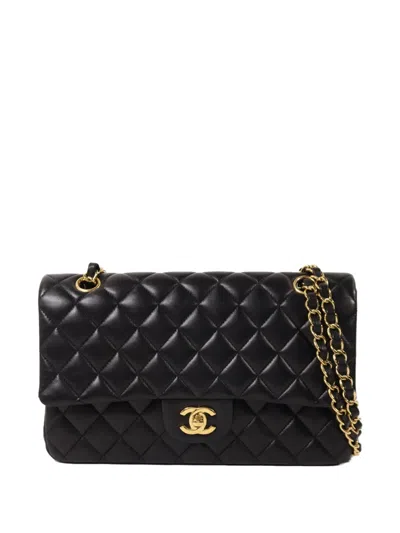 Pre-owned Chanel Cc Turn-lock Shoulder Bag In Black
