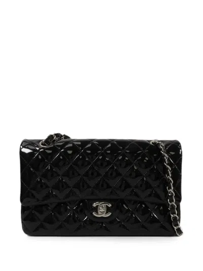 Pre-owned Chanel Cc Turn-lock Shoulder Bag In Black