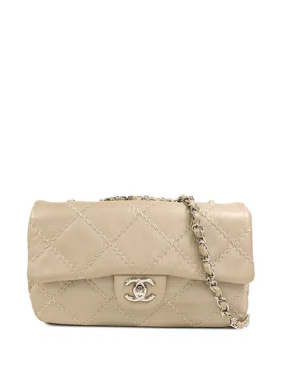 Chanel Cc Turn-lock Shoulder Bag In Neutral