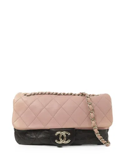 Pre-owned Chanel Cc Turn-lock Shoulder Bag In Pink