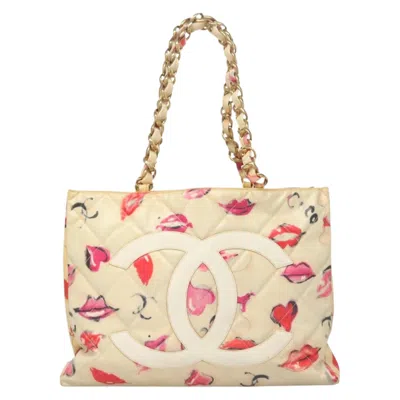 Pre-owned Chanel Cc Vinyl Tote Bag () In Multi