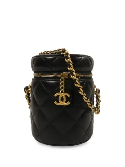 Pre-owned Chanel Cc-charm Shoulder Bag In Black