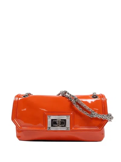 Pre-owned Chanel Cc-detail Shoulder Bag In Red