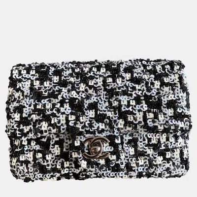 Pre-owned Chanel Cf Mini Bag In Black