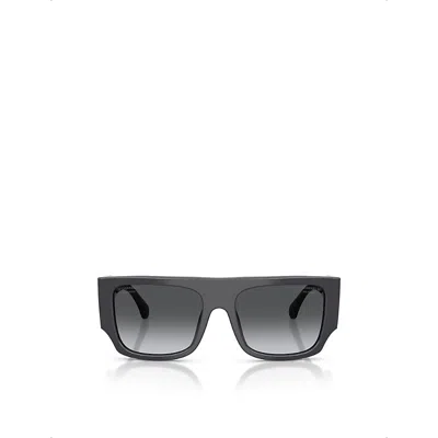 Chanel Ch5549 Polarised Square-frame Acetate Sunglasses In Grey