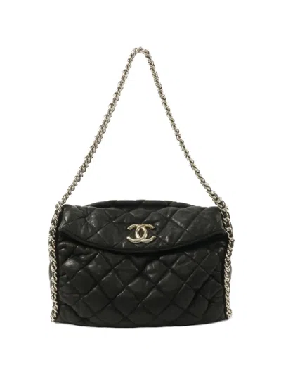 Pre-owned Chanel Chain Around Cc Shoulder Bag In Black