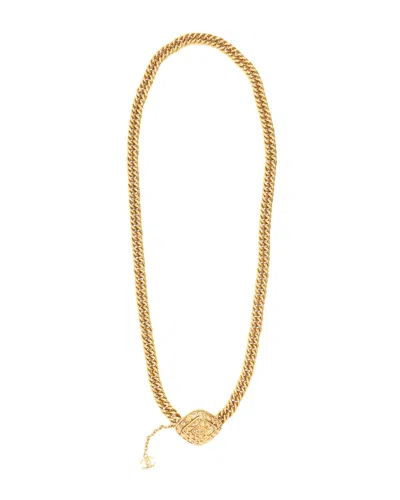 Pre-owned Chanel Chain Belt In Gold