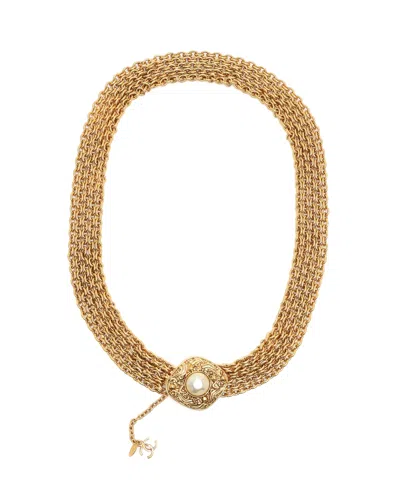 Pre-owned Chanel Chain Belt In Gold