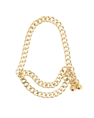 Pre-owned Chanel Chain Belt In Gold