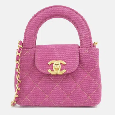 Pre-owned Chanel Chain Clutch In Pink
