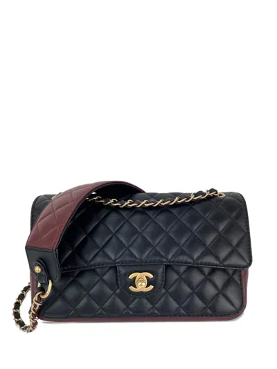 Pre-owned Chanel Chain-strap Logo-detail Shoulder Bag In Black