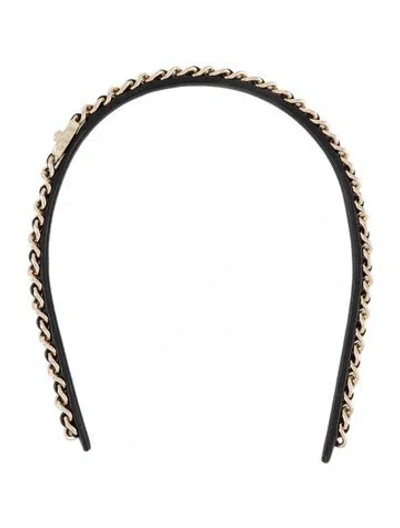 Pre-owned Chanel Chain-link Cc Headband In Multi
