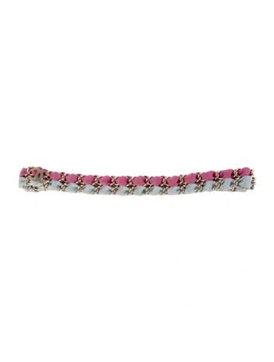 Pre-owned Chanel Chain-link Cc Headband In Multi