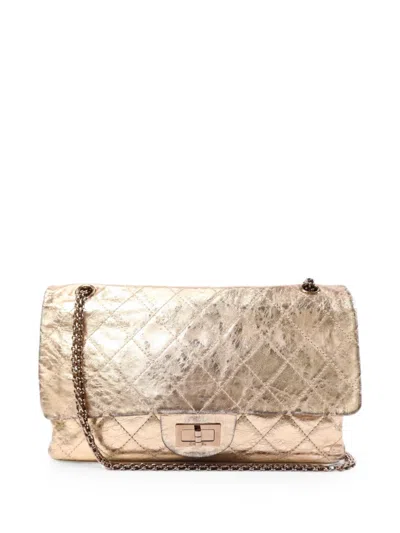 Pre-owned Chanel Chain-strap Shoulder Bag In Gold