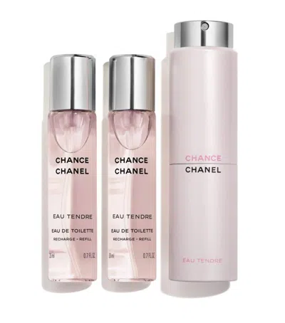 Chanel Chance Eau Tendre Eau De Toilette Twist And Spray In White