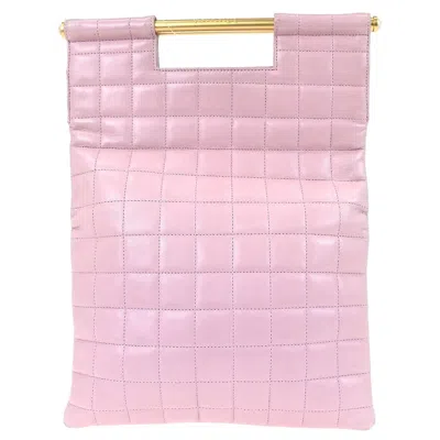 Pre-owned Chanel Coco Mark Leather Tote Bag Leather Pink Leather Handbag ()