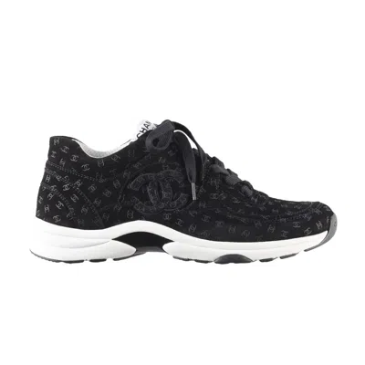 Pre-owned Chanel Sneaker 'allover Cc - Black' | Men's Size 36