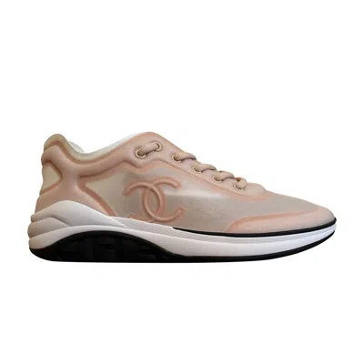 Pre-owned Chanel Sneaker 'white Beige Pink' | Men's Size 42