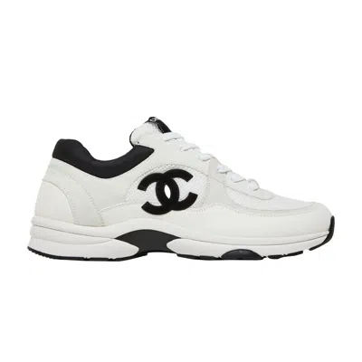 Pre-owned Chanel Sneaker 'white Black' | Men's Size 40.5