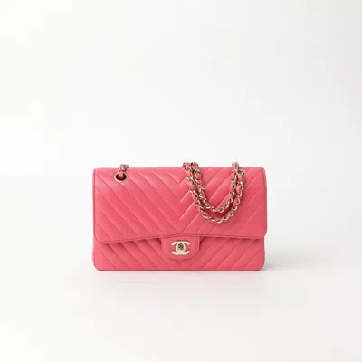Pre-owned Chanel Chevron Double Flap Bag
