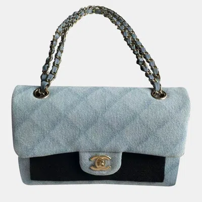Pre-owned Chanel Chip Model Denim Bag In Multicolor