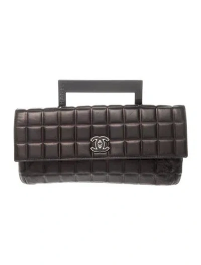 Pre-owned Chanel Chocolate Bar Clutch