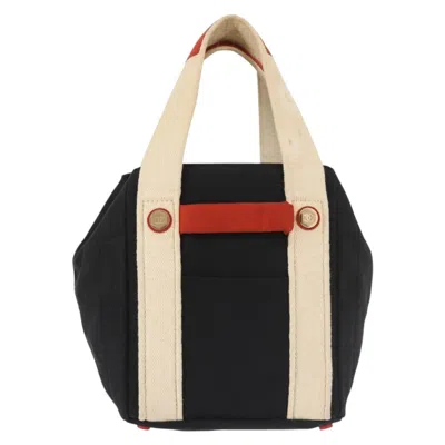 Pre-owned Chanel Chocolate Bar Coco Mark Handbag Canvas Canvas Handbag () In Blue