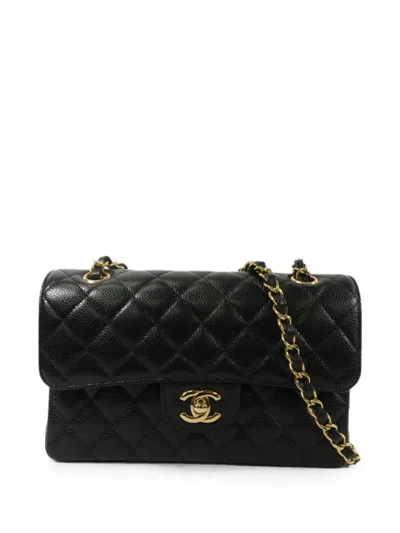 Pre-owned Chanel Classic 23 Shoulder Bag In Black