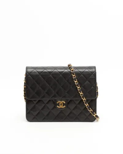 Pre-owned Chanel Classic Chain Flap Bag In Black