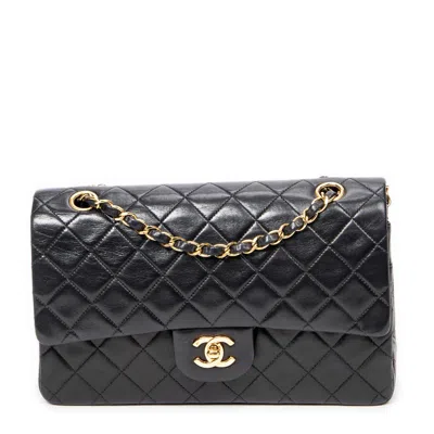Pre-owned Chanel Classic Double Flap 26 In Black