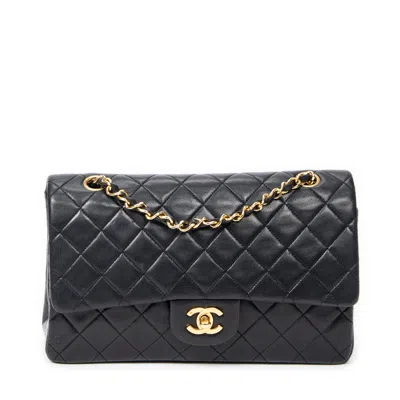 Pre-owned Chanel Classic Double Flap 26 In Black