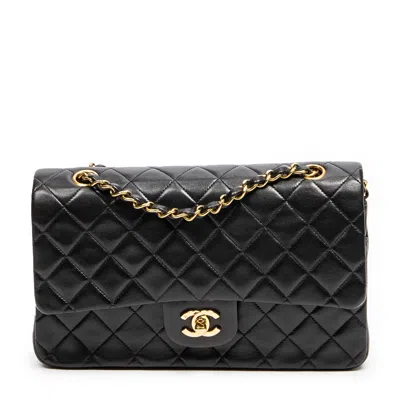 Pre-owned Chanel Classic Double Flap 26 In Black