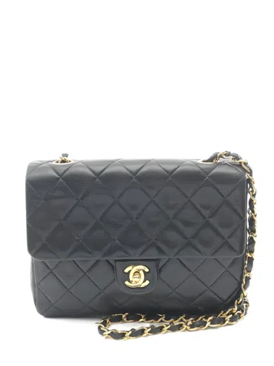 Pre-owned Chanel Classic Flap Shoulder Bag In Black