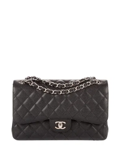 Pre-owned Chanel Classic Flap Shoulder Bag In Black