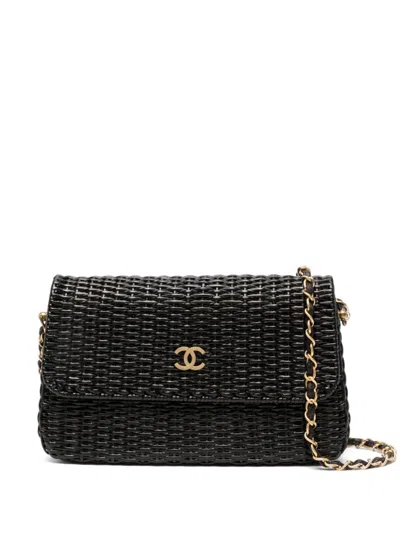 Pre-owned Chanel Classic Flap Shoulder Bag In Black