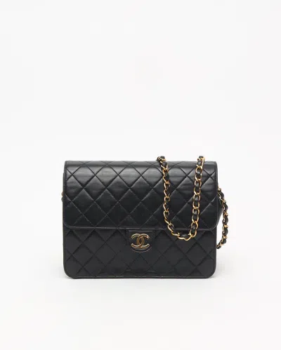 Pre-owned Chanel Classic Full Flap Bag In Black