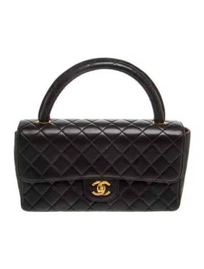 Pre-owned Chanel Classic Kelly Flap Bag In Black