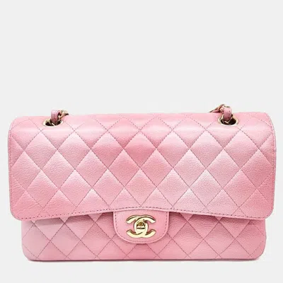 Pre-owned Chanel Classic Medium Bag In Pink