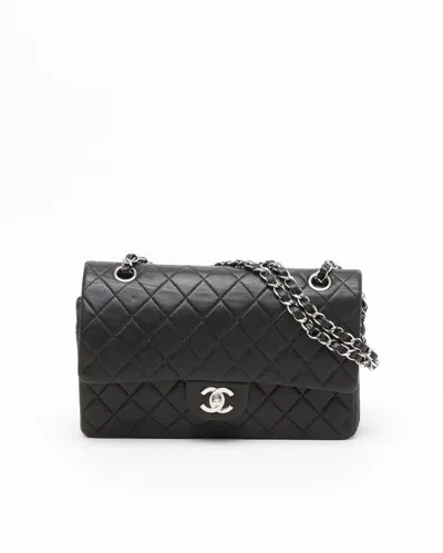 Pre-owned Chanel Classic Medium Double Flap Bag In Black
